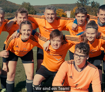 Inklusionsmannschaft des TSV Metten