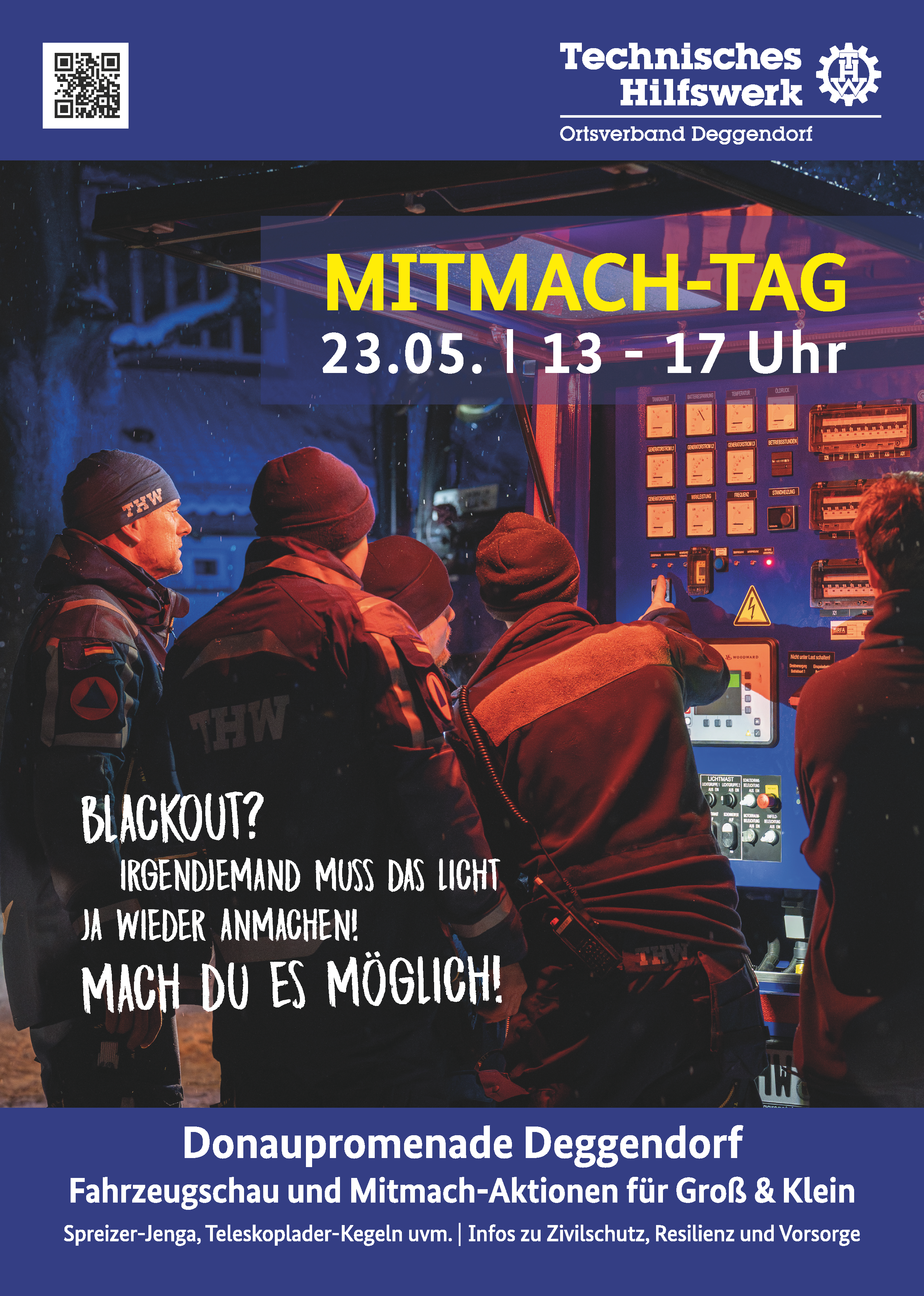 Mitmach-Tag - Technisches Hilfswerk Deggendorf